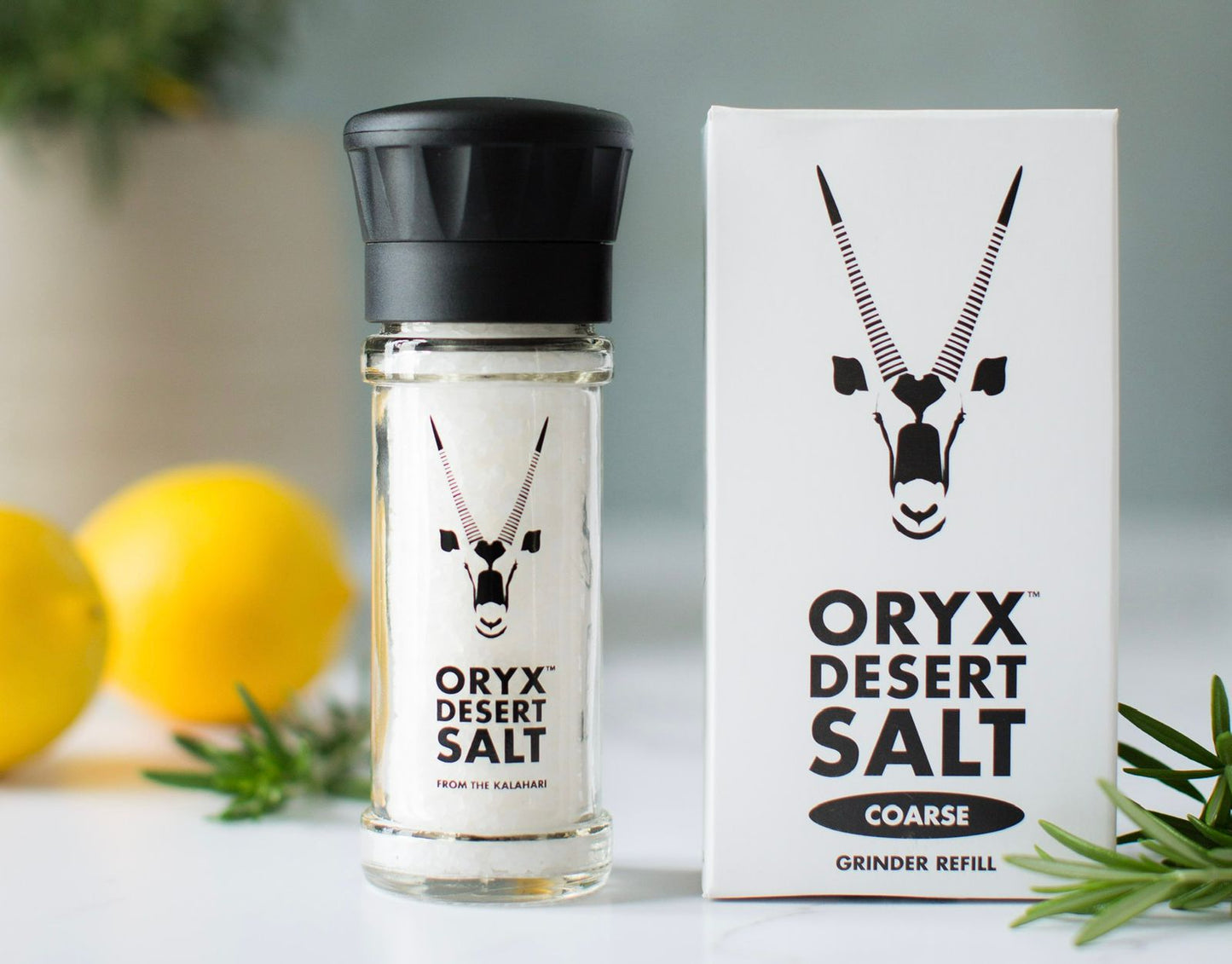 S010 - Oryx Desert Salt Grinder - RETAIL - TAMPER SEAL / BARCODE (12 Pack)