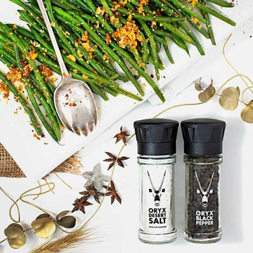 Festive Green Beans with Salt & Pepper