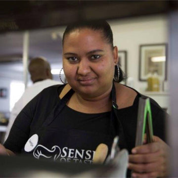 Lientjie cooking with Oryx Desert Salt