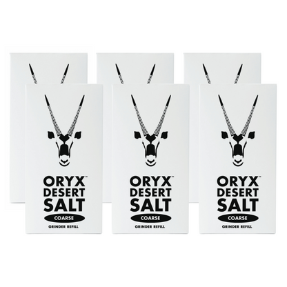 Oryx Coarse Salt Refill Boxes 250g/8,82oz (6 Pack)
