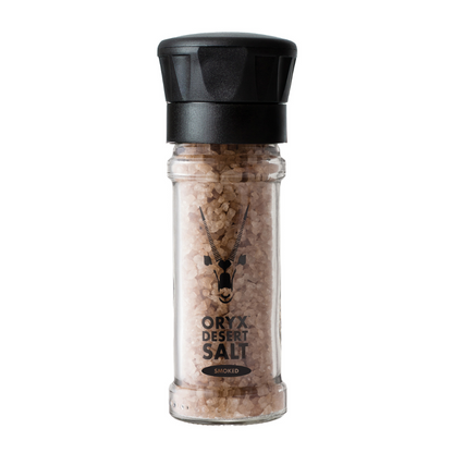 Oryx Smoked Salt Refillable Grinder 100g/3,52oz (6 Pack)