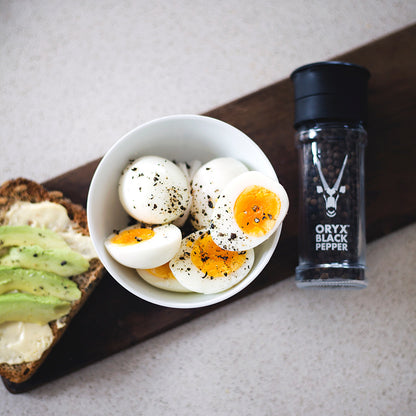 Oryx Black Pepper Refillable Grinder 50g/1,76oz (6 Pack)