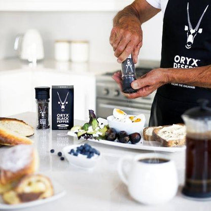 Oryx Black Pepper Refillable Grinder 50g/1,76oz (6 Pack)