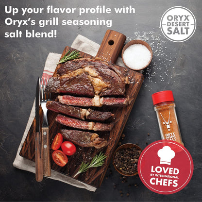 Oryx Salt BBQ Refillable Shaker 65g/3oz (6 Pack)