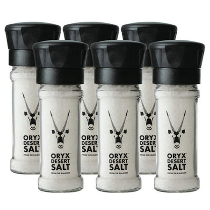 Oryx Desert Salt Refillable Grinder 100g/3,52oz (6 Pack)