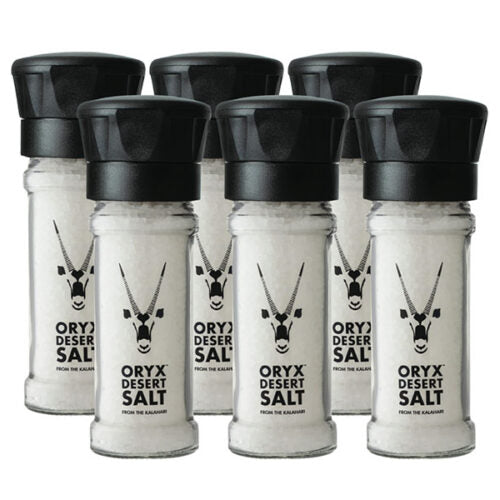 Oryx Desert Salt Refillable Grinder 100g/3,52oz (6 Pack)