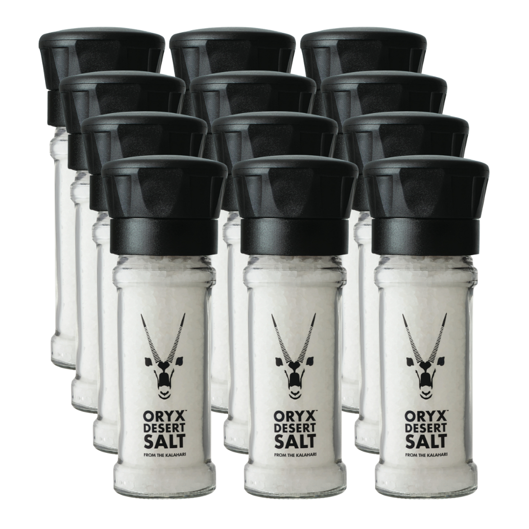 S010 - Oryx Desert Salt Grinder - RETAIL - TAMPER SEAL / BARCODE (12 Pack)