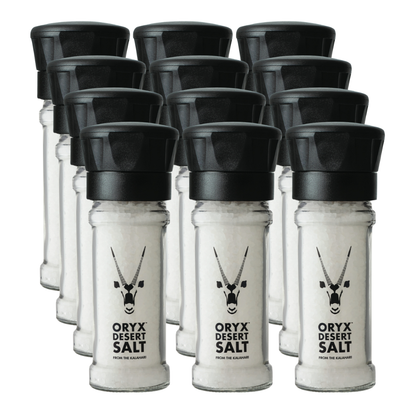 S010 - Oryx Desert Salt Grinder - RETAIL - TAMPER SEAL / BARCODE (12 Pack)