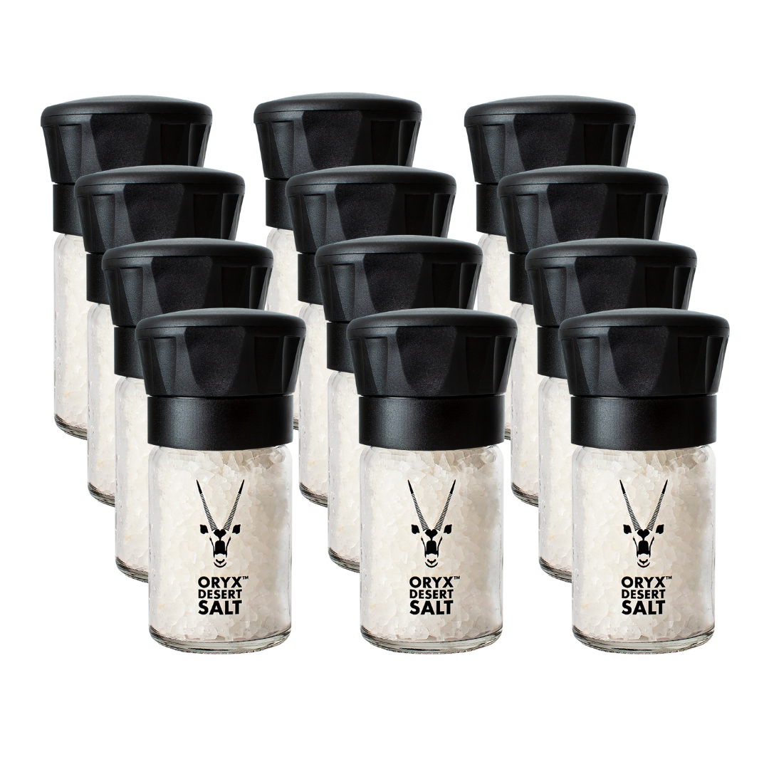 S012 - Oryx Desert Salt Grinder - 50g (x12)