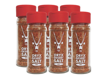 Oryx Salt BBQ Refillable Shaker 65g/3oz (6 Pack)