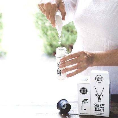 Salt grinder + refill & Pepper grinder + refill